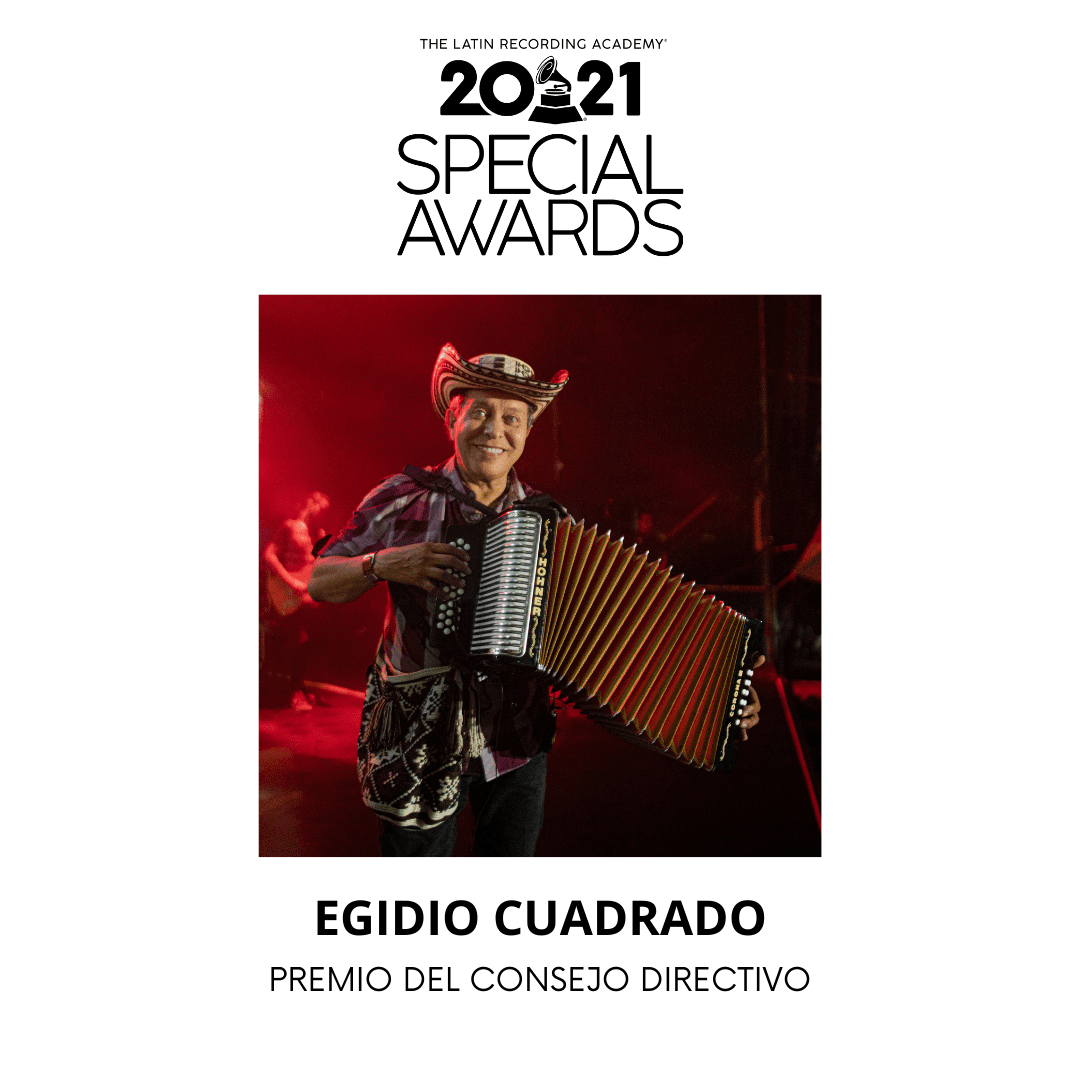  Egidio Cuadrado sera reconocido por los  GRAMMY